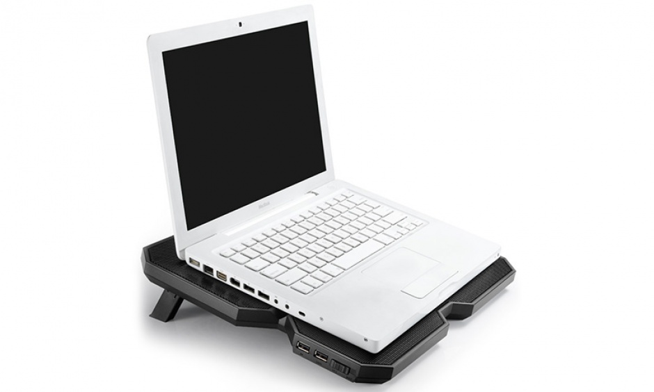 Imagine Stand Notebook 15.6" cu 4 ventilatoare + 2 x USB, DeepCool MULTI CORE X6-1
